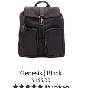 EVE genesis black backpack